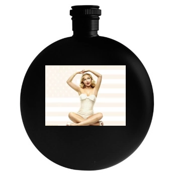 Hayden Panettiere Round Flask