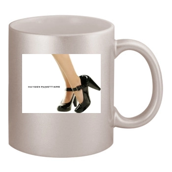 Hayden Panettiere 11oz Metallic Silver Mug