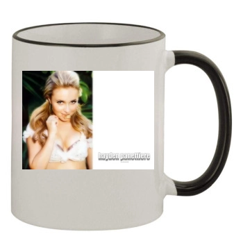 Hayden Panettiere 11oz Colored Rim & Handle Mug