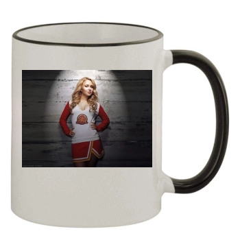 Hayden Panettiere 11oz Colored Rim & Handle Mug