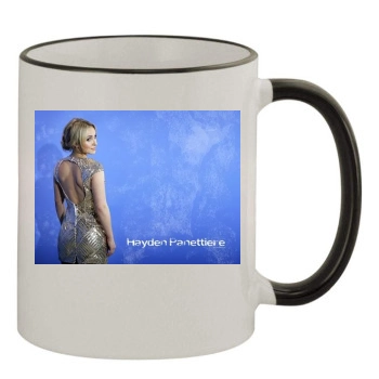 Hayden Panettiere 11oz Colored Rim & Handle Mug