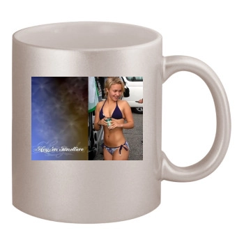 Hayden Panettiere 11oz Metallic Silver Mug