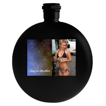 Hayden Panettiere Round Flask