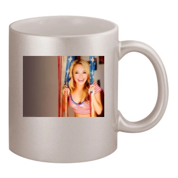 Hayden Panettiere 11oz Metallic Silver Mug