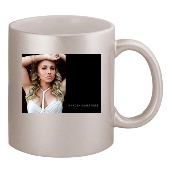 Hayden Panettiere 11oz Metallic Silver Mug