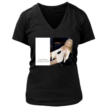 Hayden Panettiere Women's Deep V-Neck TShirt