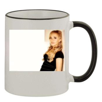 Hayden Panettiere 11oz Colored Rim & Handle Mug