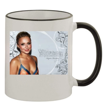 Hayden Panettiere 11oz Colored Rim & Handle Mug