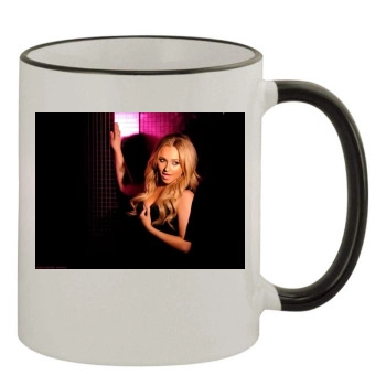 Hayden Panettiere 11oz Colored Rim & Handle Mug