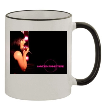 Hayden Panettiere 11oz Colored Rim & Handle Mug