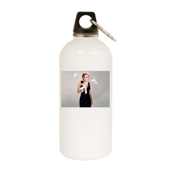 Hayden Panettiere White Water Bottle With Carabiner