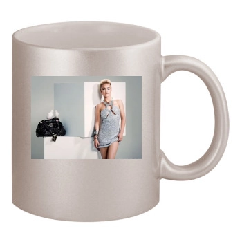 Hayden Panettiere 11oz Metallic Silver Mug