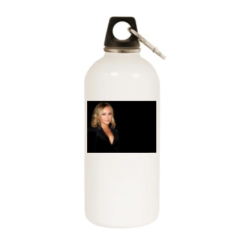 Hayden Panettiere White Water Bottle With Carabiner