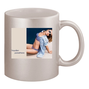 Hayden Panettiere 11oz Metallic Silver Mug