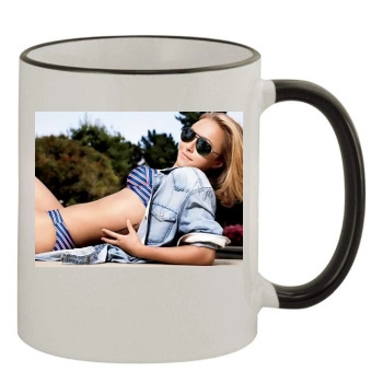 Hayden Panettiere 11oz Colored Rim & Handle Mug