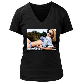 Hayden Panettiere Women's Deep V-Neck TShirt