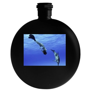 Hayden Panettiere Round Flask