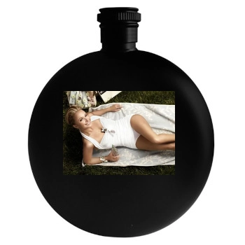 Hayden Panettiere Round Flask