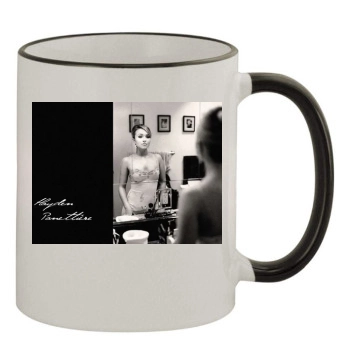 Hayden Panettiere 11oz Colored Rim & Handle Mug