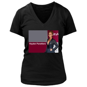 Hayden Panettiere Women's Deep V-Neck TShirt