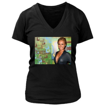 Hayden Panettiere Women's Deep V-Neck TShirt