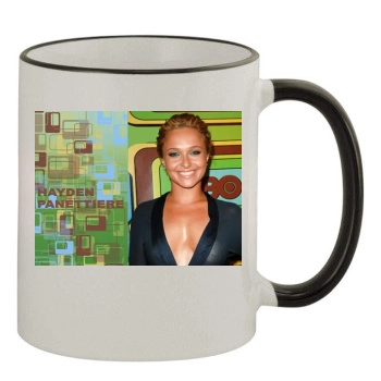 Hayden Panettiere 11oz Colored Rim & Handle Mug