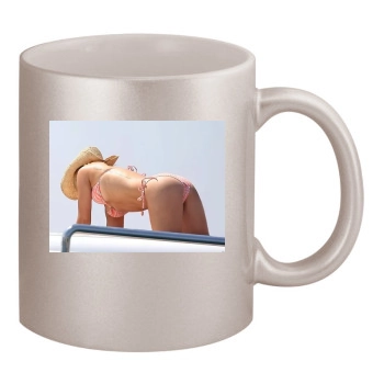 Hayden Panettiere 11oz Metallic Silver Mug