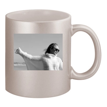 Hayden Panettiere 11oz Metallic Silver Mug