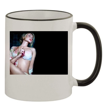 Hayden Panettiere 11oz Colored Rim & Handle Mug