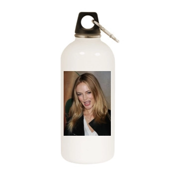 Heather Graham White Water Bottle With Carabiner