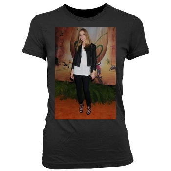 Heather Graham Women's Junior Cut Crewneck T-Shirt