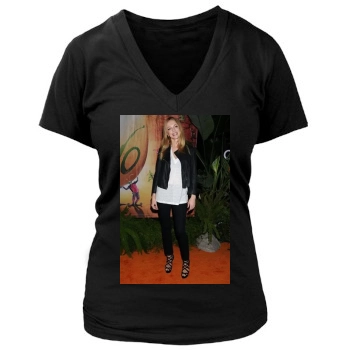 Heather Graham Women's Deep V-Neck TShirt