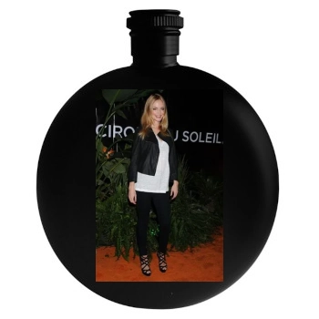 Heather Graham Round Flask