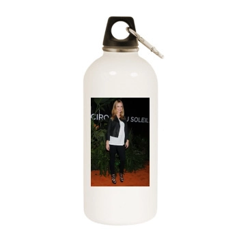 Heather Graham White Water Bottle With Carabiner