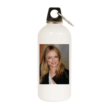 Heather Graham White Water Bottle With Carabiner