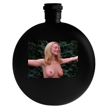 Heather Graham Round Flask