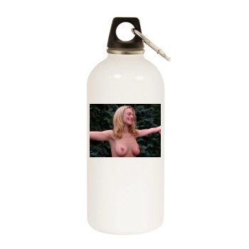 Heather Graham White Water Bottle With Carabiner