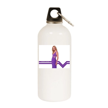 Heather Graham White Water Bottle With Carabiner