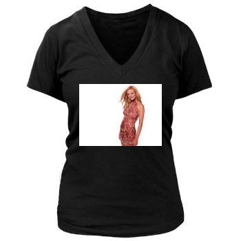 Heather Graham Women's Deep V-Neck TShirt