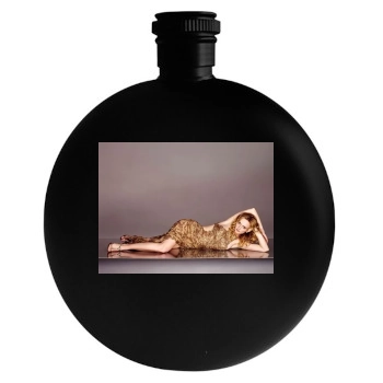 Heather Graham Round Flask