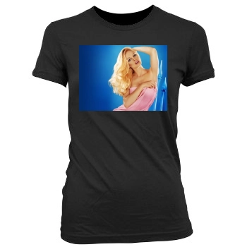 Heather Graham Women's Junior Cut Crewneck T-Shirt