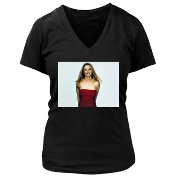 Heather Graham Women's Deep V-Neck TShirt