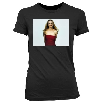 Heather Graham Women's Junior Cut Crewneck T-Shirt