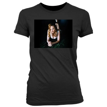 Heather Graham Women's Junior Cut Crewneck T-Shirt