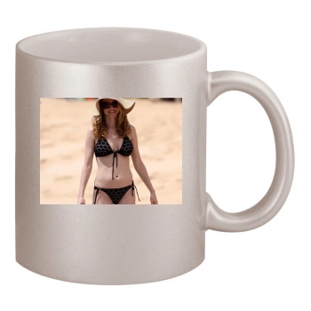 Heather Graham 11oz Metallic Silver Mug