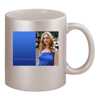 Heather Graham 11oz Metallic Silver Mug