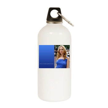 Heather Graham White Water Bottle With Carabiner