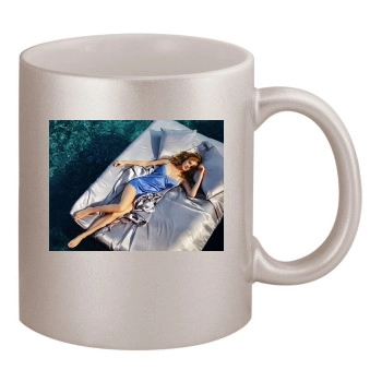 Heather Graham 11oz Metallic Silver Mug