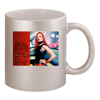 Heather Graham 11oz Metallic Silver Mug