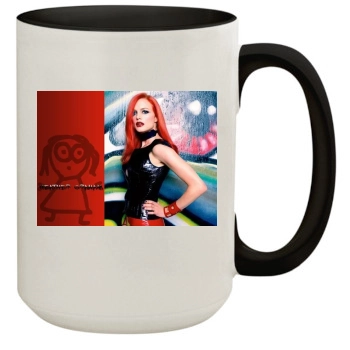 Heather Graham 15oz Colored Inner & Handle Mug